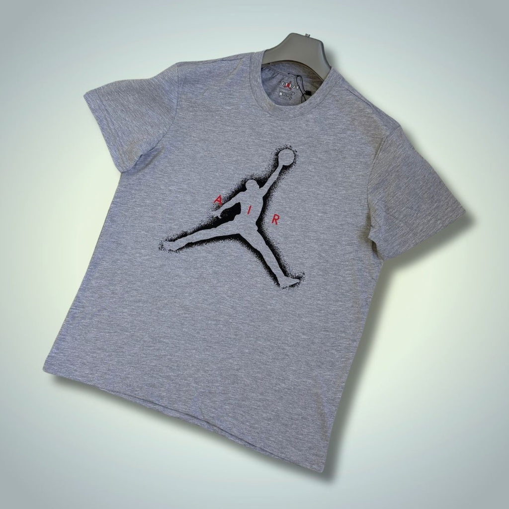 Pánské tričko Jordan, velké logo, klasická šedá barva. Prémiová kvalita