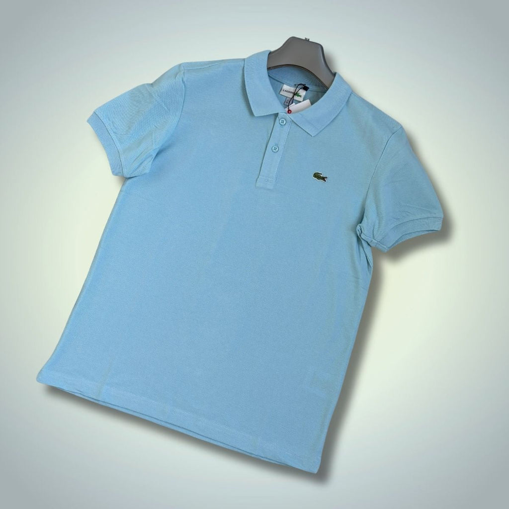 Pánské polo tričko Lacoste, světle modré. Prémiová kvalita