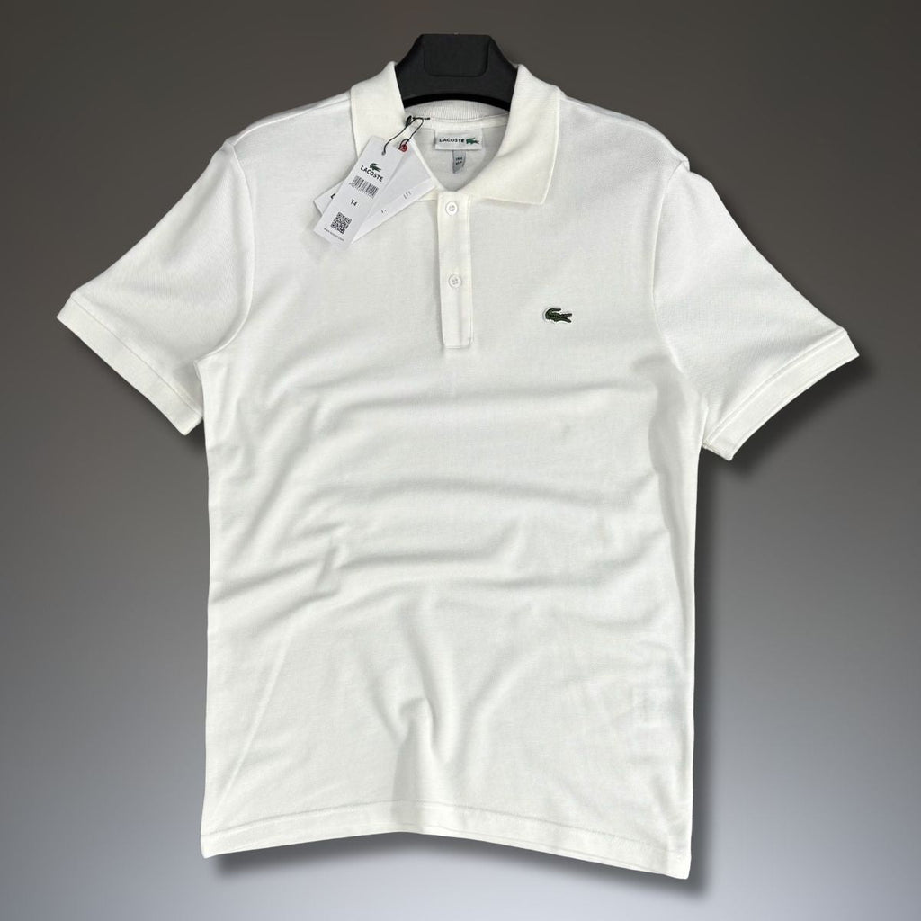 Lacoste pánská polokošile, bílá. Prémiová kvalita