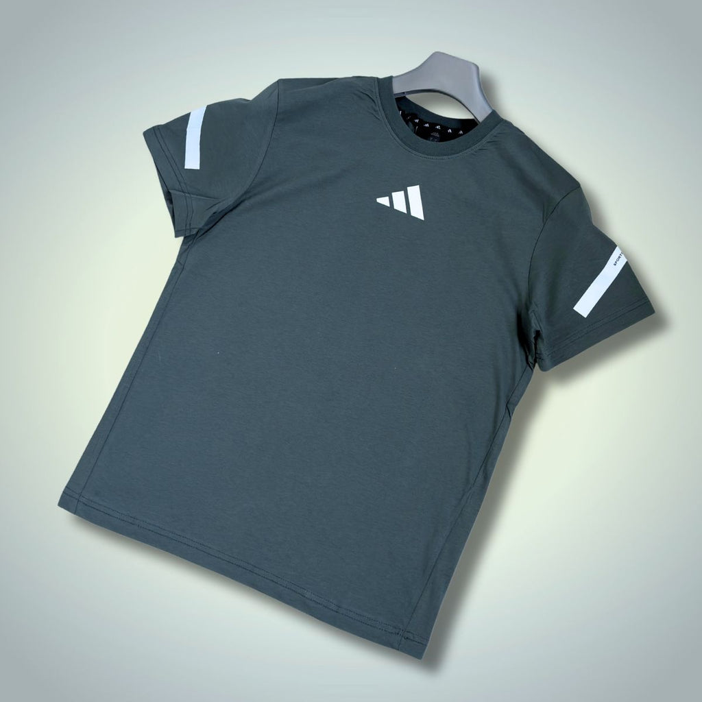 Pánské tričko Adidas, šalvějově zelené, Model 2025. Prémiová kvalita