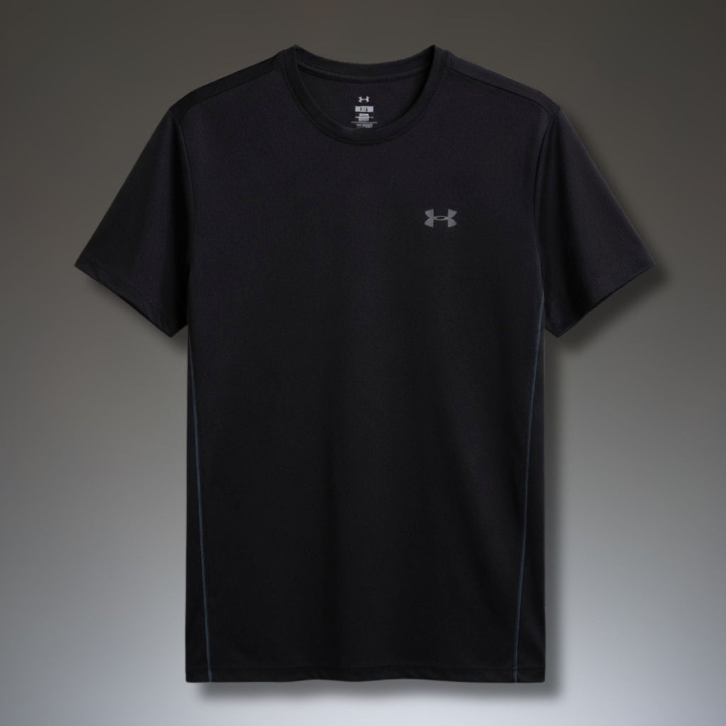 Pánské černé tričko Under Armour, velké logo na zádech. Premium kvalita