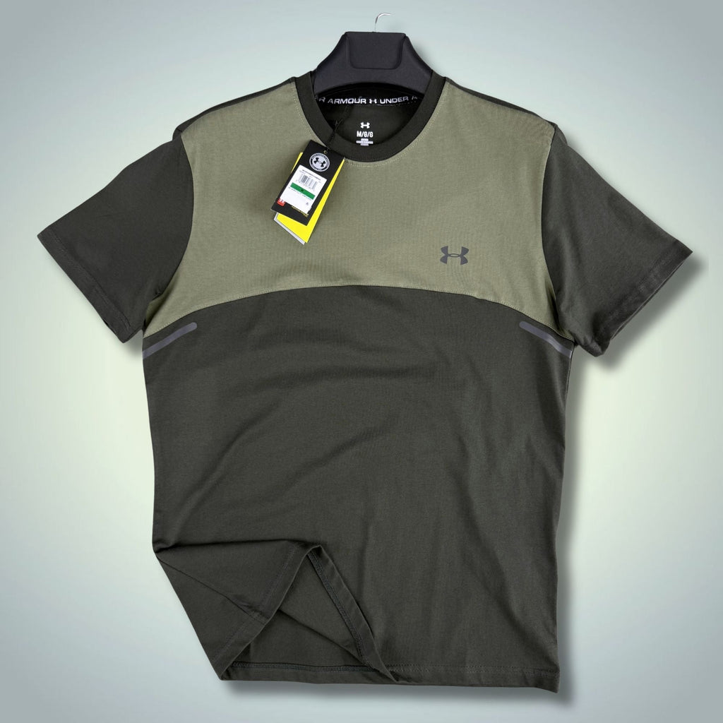 Pánské olivově zelené tričko Under Armour. Premium kvalita