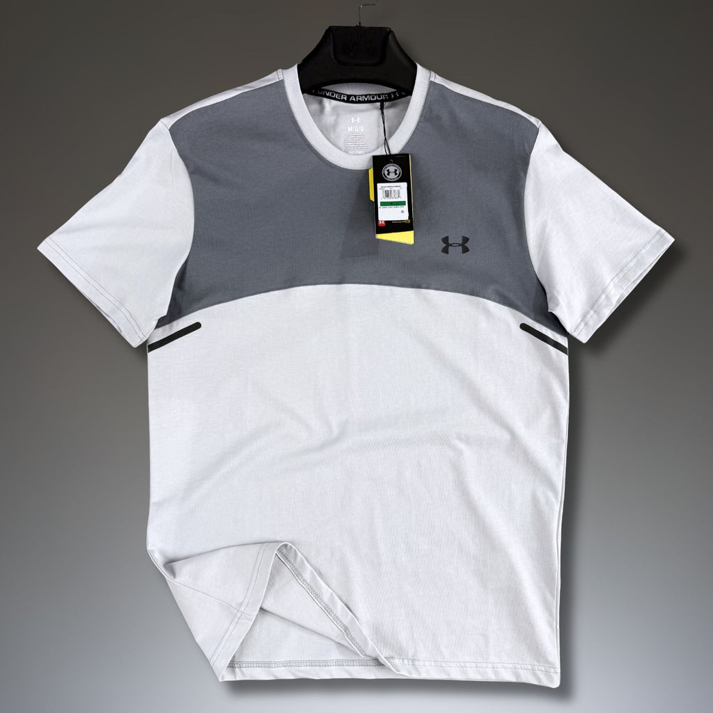 Pánské šedé-světle šedé zelené tričko Under Armour. Premium kvalita
