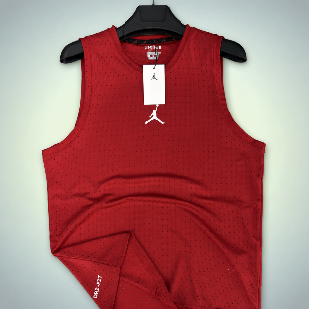 Air Jordan pánské tílko, Červená. Prémiová kvalita