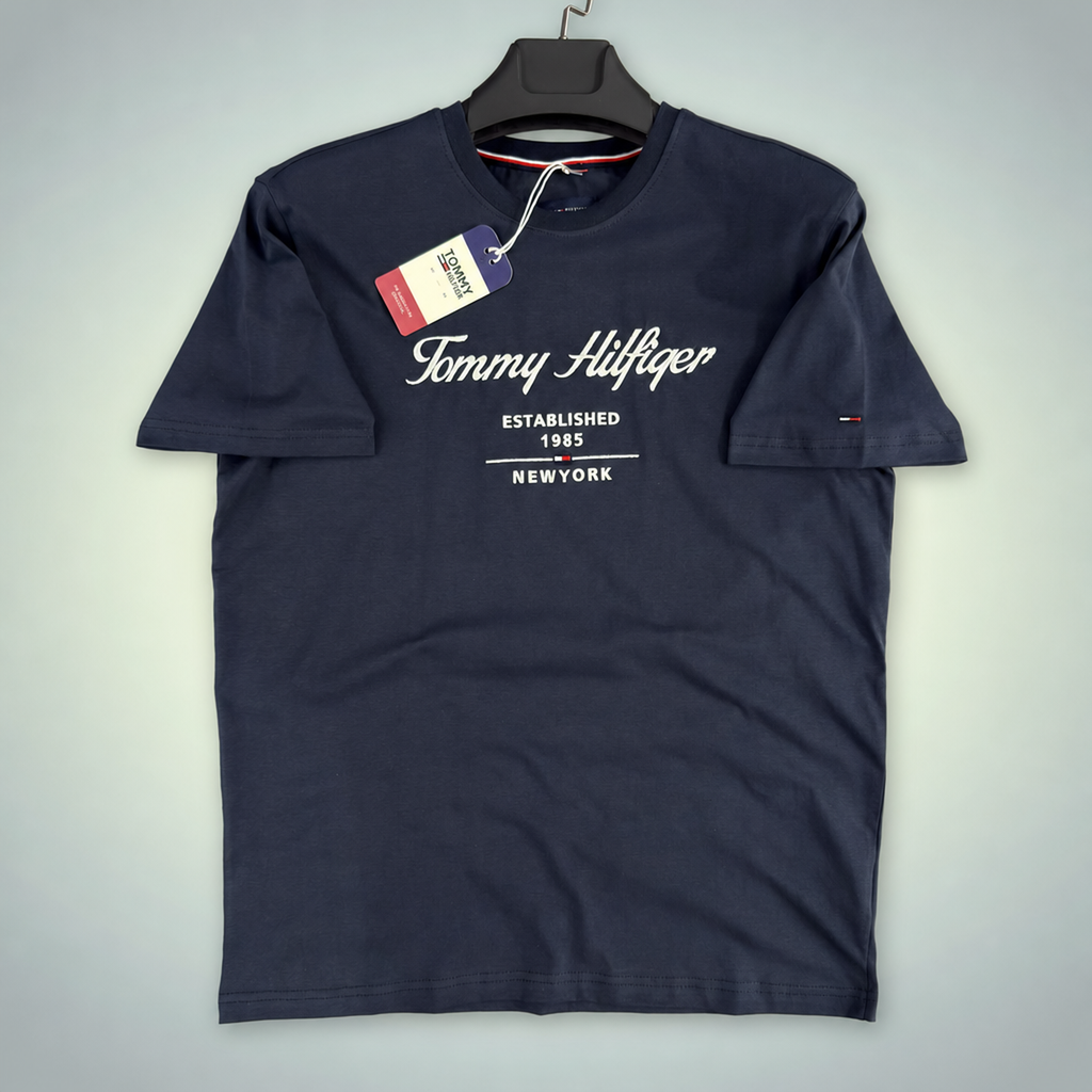 Tommy Hilfiger pánské tričko, tmavě modré. Prémiová kvalita