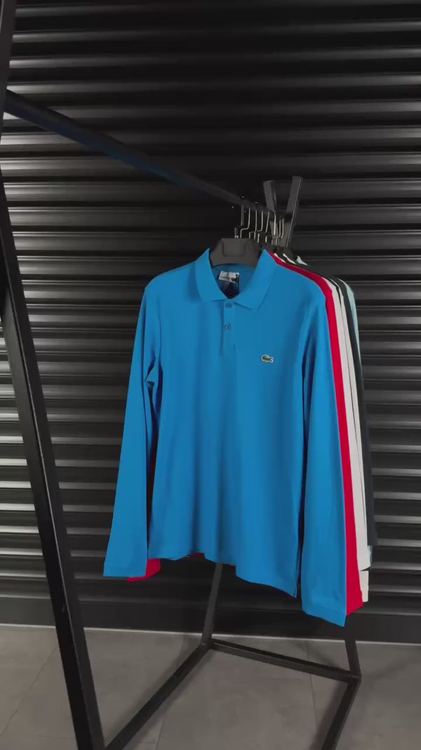 Lacoste pánské polotričko s dlouhým rukávem, tmavě modré. Prémiová kvalita