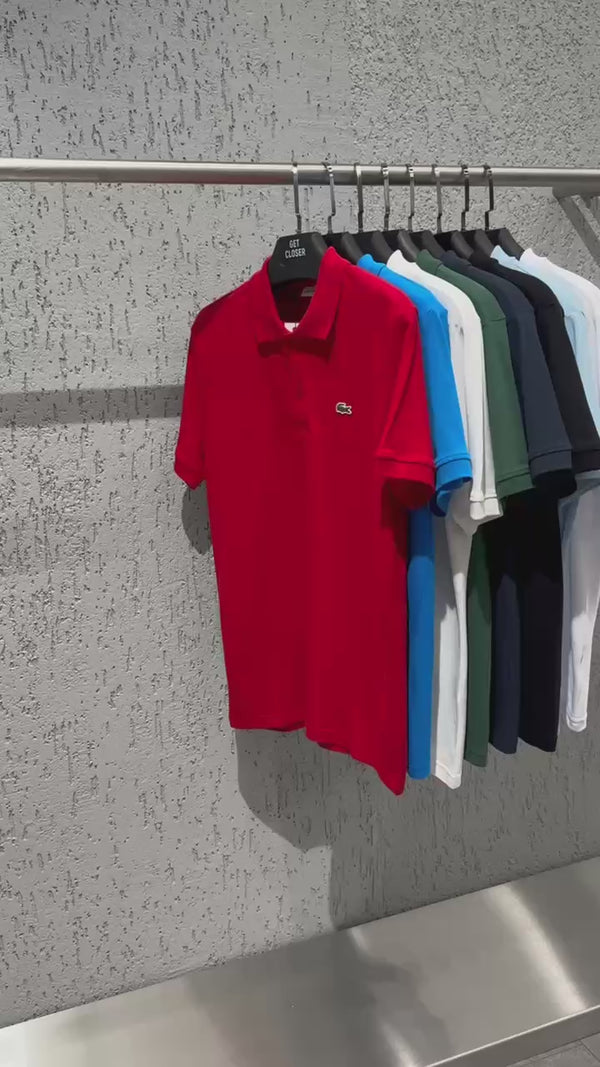 Lacoste pánská polokošile, bílá. Prémiová kvalita