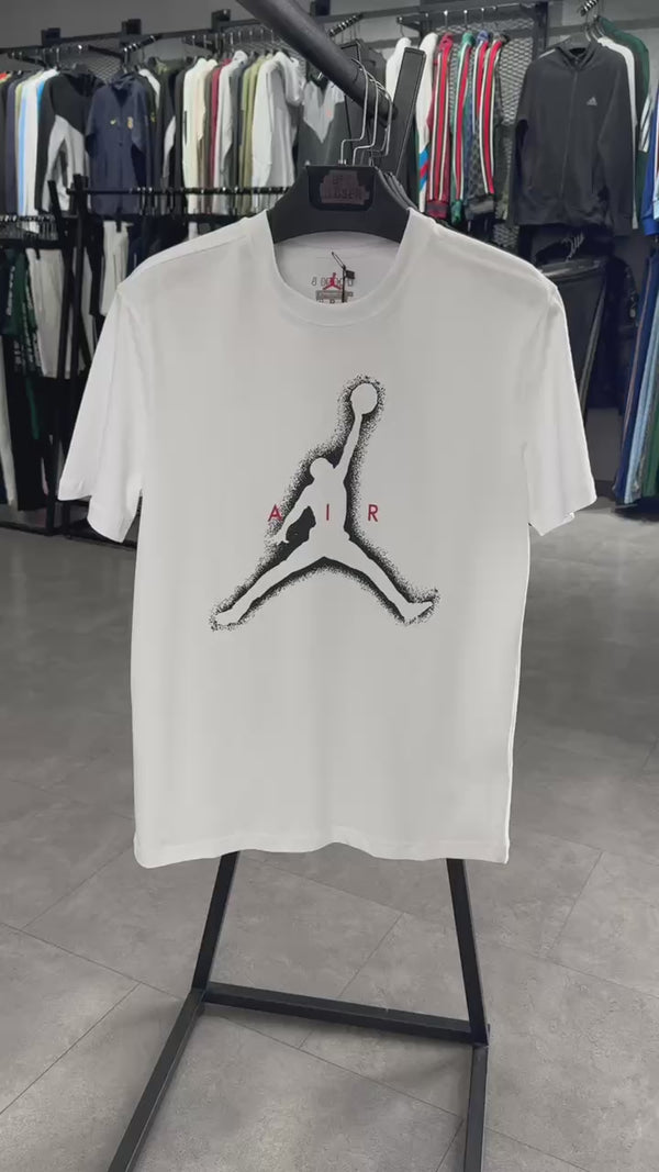 Pánské tričko Jordan, velké logo, klasická šedá barva. Prémiová kvalita